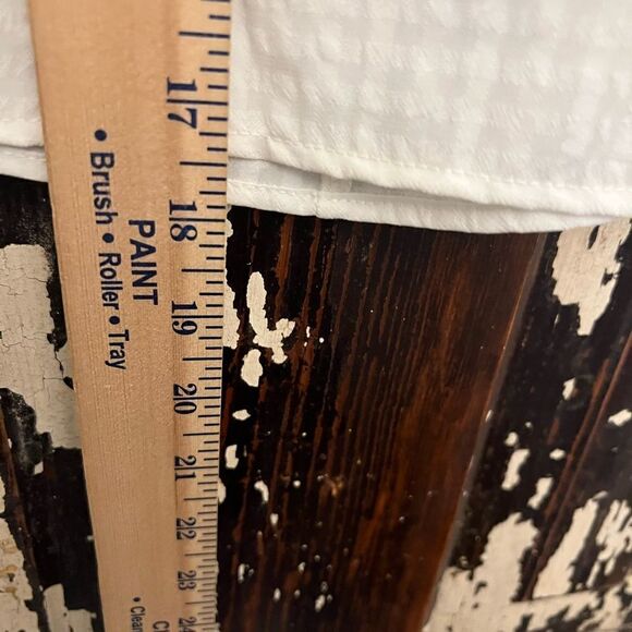 NWT women’s TopShop size 4 crop low v peasant top. - Picture 7 of 12